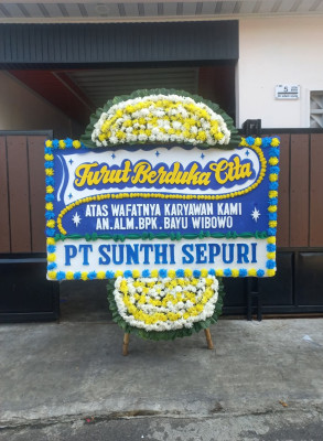 Papan Bunga Duka di Muarafajar Timur